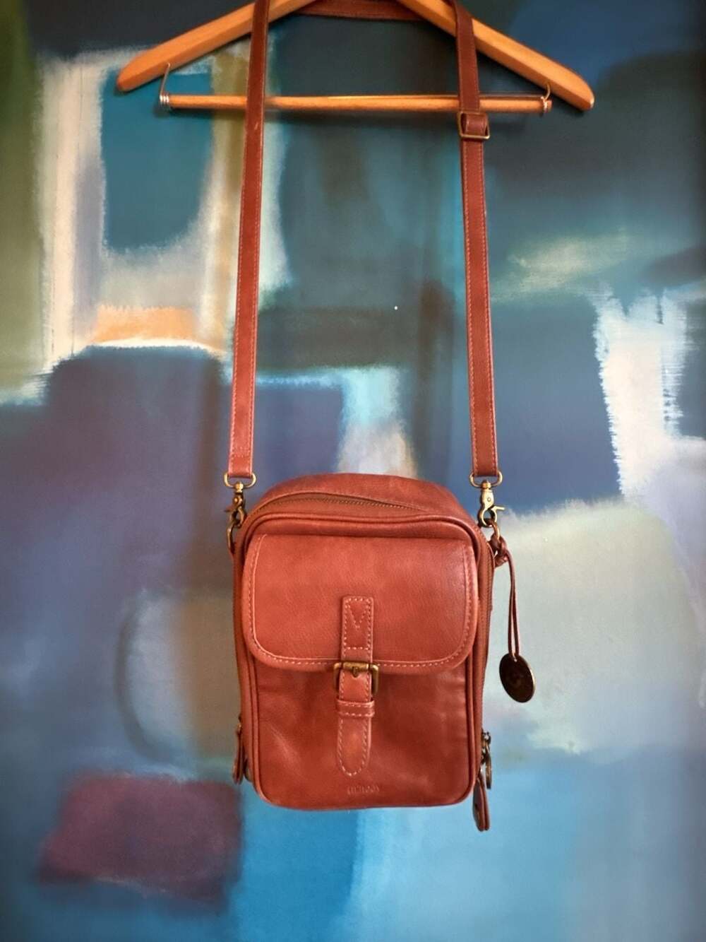 Minooy Naya Small Crossbody Bag Brown Leather